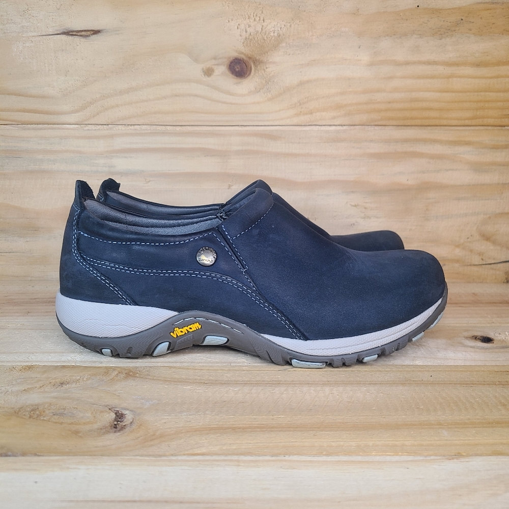 Dansko Patti Milled Nubuck Waterproof Clogs Women's EUR 36 Navy Blue
